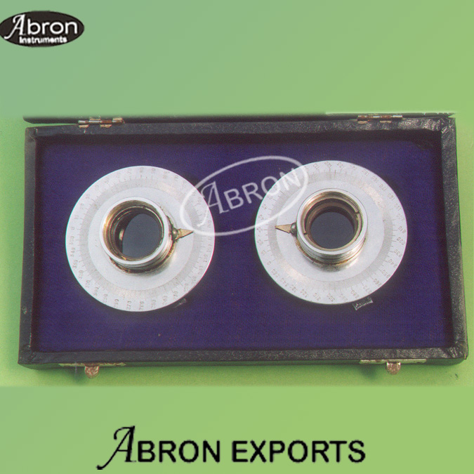 Polaroid Pair 50mm in round to study polarization of light Physics Abron AP-853-A